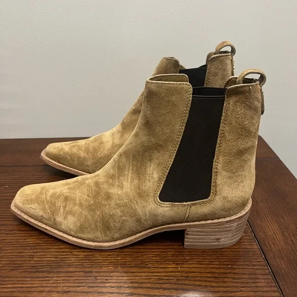 Tory Burch Chelsea suede boots tan 8.5 NEW‎ - Picture 3 of 8